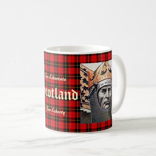 Robert the Bruce Wallace Tartan Mok (Voorkant rechts)