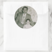 Robert & unc ronde sticker (Tas)