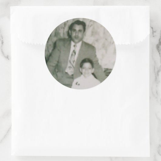 Robert & unc ronde sticker (Tas)