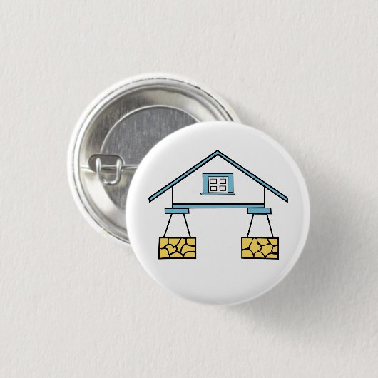 Robert Venturi Eclectic Houses Button (5 van 5) (Voorkant /achterkant)
