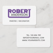 Robert Visitekaartje (Voorkant / Achterkant)