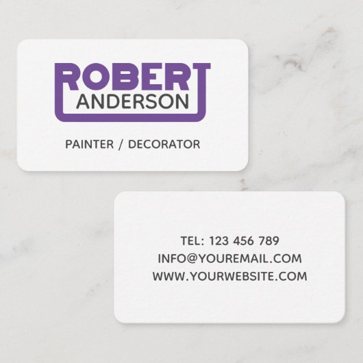 Robert Visitekaartje (Voorkant / Achterkant)