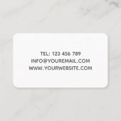 Robert Visitekaartje (Achterkant)