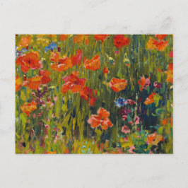 Robert Vonnoh Poppies Briefkaart