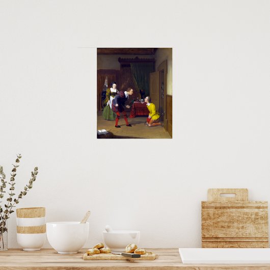 Robert Walter Weir The Merry Wives of Windsor Poster (Keuken)