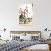 Robertena Peelena the Maid of All Work Canvas Afdruk (Insitu (Slaapkamer))