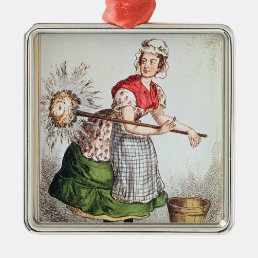 Robertena Peelena the Maid of All Work Metalen Ornament (Voorkant)