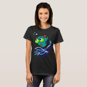 Roberto, de vis die bubbels leuk vindt t-shirt (Voorkant volledig)