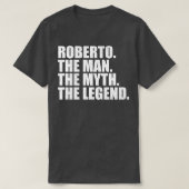 RobertoRoberto Naam Roberto Voornaam T-shirt (Design voorkant)