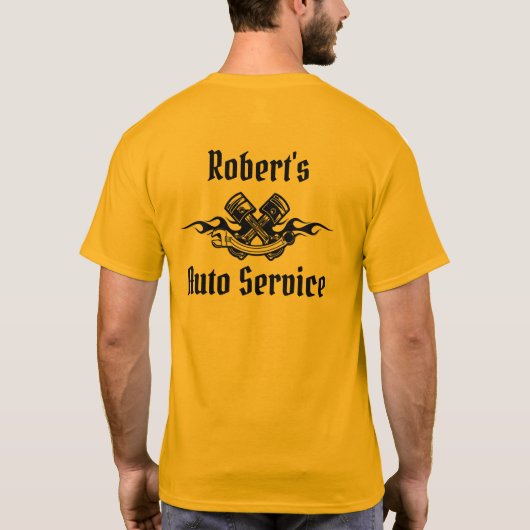 Robert's Auto Service T-shirt (Achterkant)