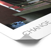 Roberts Double Barreled Covered Bridge Foto Poster (Hoek)