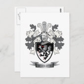 Roberts Family Crest Coat of Arms Briefkaart (Voorkant / Achterkant)