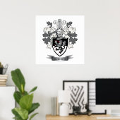 Roberts Family Crest Poster (Thuiskantoor)