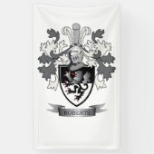 Roberts Family Crest Spandoek (Verticaal)