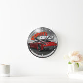 Robert's Garage Corvette Wall Clock Ronde Klok (Huis)