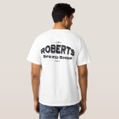 Roberts Speed Shop T Shirt (Achterkant volledig)