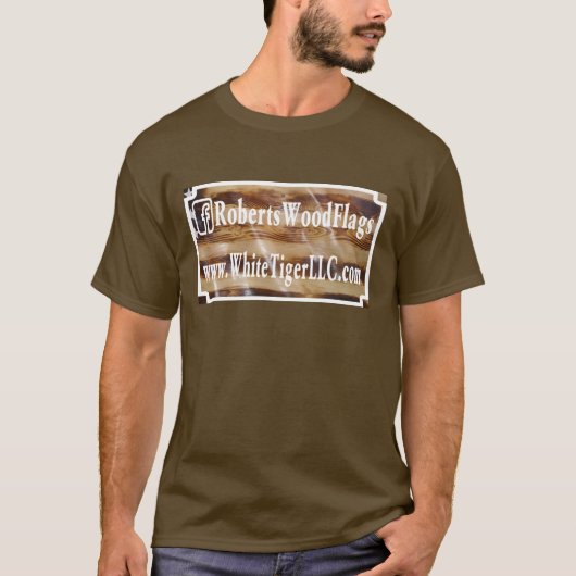 Roberts Wood Flags T-Shirt (Voorkant)