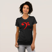 Robertson Bass Clef voor dames T-shirt (Voorkant volledig)