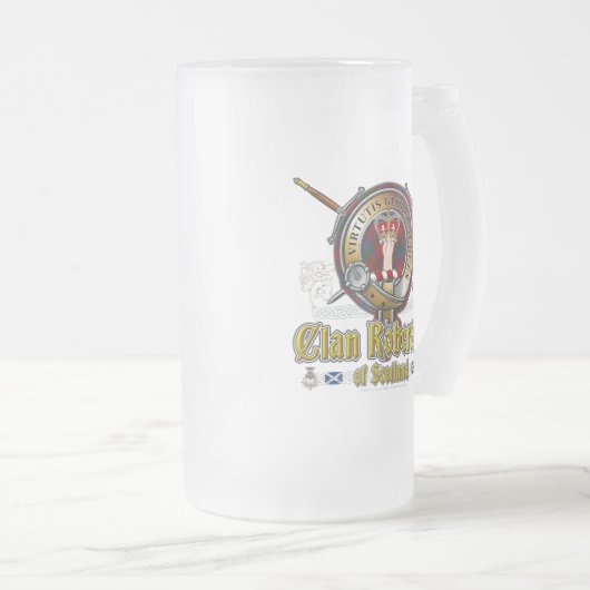 Robertson Clan Badge Matglas Bierpul (Voorkant rechts)