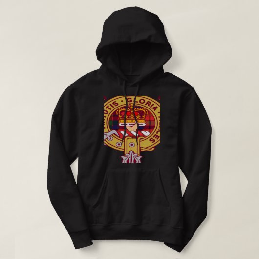 Robertson Clan Badge Sweatshirt Scottish Tartan (Design voorkant)