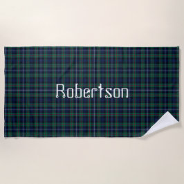 Robertson Clan Tartan Pset Beach Towel Strandlaken