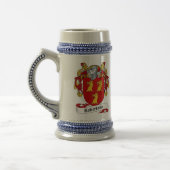Robertson Coat of Arms Stein - Familiecrest Bierpul (Links)