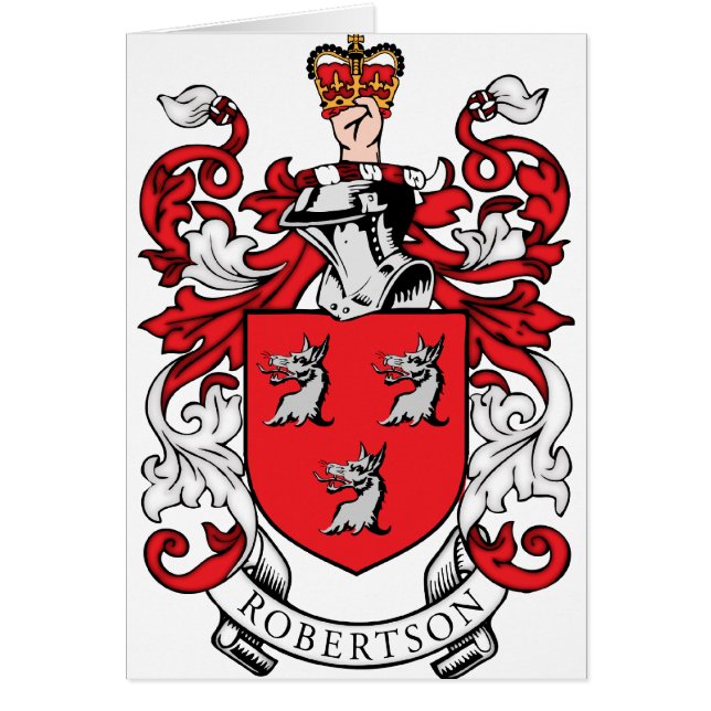 Robertson Family Coat of Arms (Voorkant)