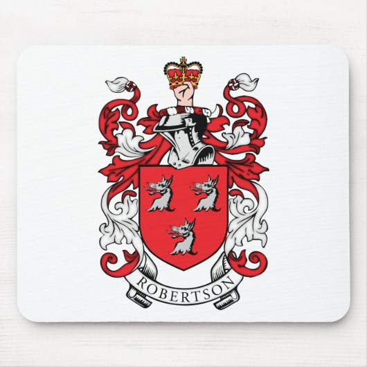Robertson Family Coat of Arms Muismat (Voorkant)