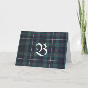 Robertson Modern Hunting Tartan Note Kaart