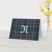 Robertson Modern Hunting Tartan Note Kaart (Gele Bloem)