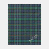 Robertson Pset - Gepersonaliseerd Tartan Patroon Fleece Deken (Voorkant)