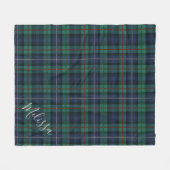 Robertson Pset - Gepersonaliseerd Tartan Patroon Fleece Deken (Voorkant (Horizontaal))