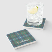 Robertson, Robertson Scottish Tartan, Robertson Stenen Onderzetter (Zijkant)