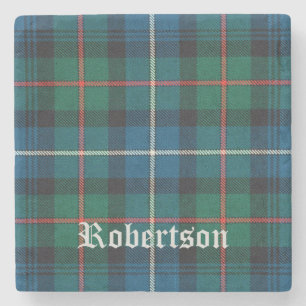 Robertson, Robertson Scottish Tartan, Robertson Stenen Onderzetter