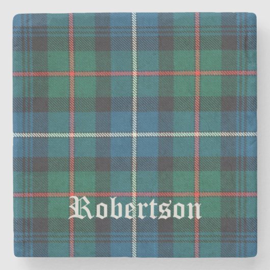 Robertson, Robertson Scottish Tartan, Robertson Stenen Onderzetter (Voorkant)