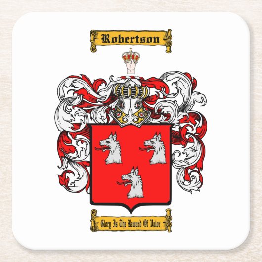Robertson (Schots) Kartonnen Onderzetters (Voorkant)