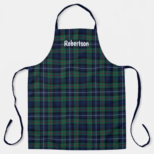 Robertson Tartan Pset Monogrammed Schort (Voorkant)