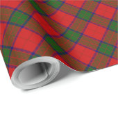 Robertson tartan red green plaid cadeaupapier (Rol Hoek)