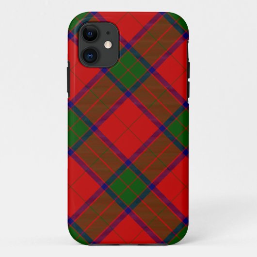 Robertson tartan red green plaid Case-Mate iPhone case (Achterkant)