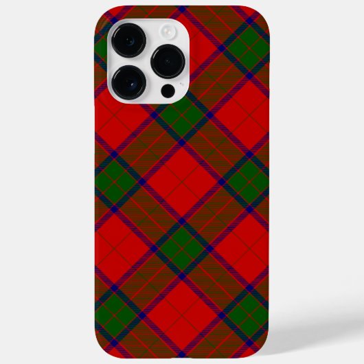 Robertson tartan red green plaid Case-Mate iPhone case (Achterkant)