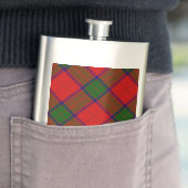 Robertson tartan red green plaid flacon (Voorbeeld)