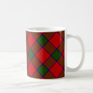 Robertson tartan red green plaid koffiemok
