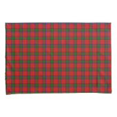 Robertson tartan red green plaid kussensloop (Voorkant-Rechts)