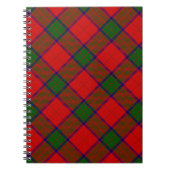 Robertson tartan red green plaid notitieboek (Voorkant)