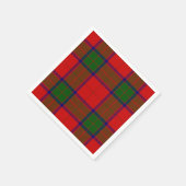 Robertson tartan red green plaid servet (Hoek)