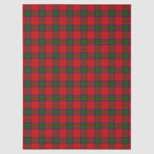 Robertson tartan red green plaid tissuepapier (Voorkant)