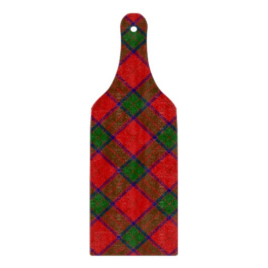 Robertson tartan rood groen geruit snijplank (Voorkant)