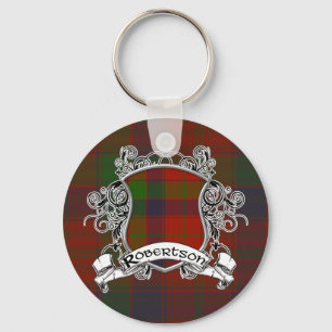 Robertson Tartan Shield Sleutelhanger