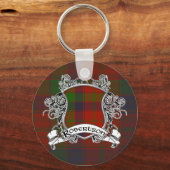 Robertson Tartan Shield Sleutelhanger (Voorkant)