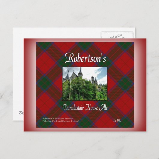 Robertson's Dunalastair House Ale Briefkaart (Voorkant / Achterkant)